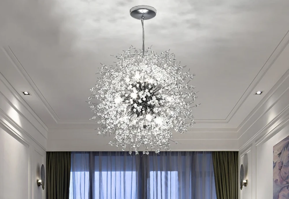 globe light chandelier