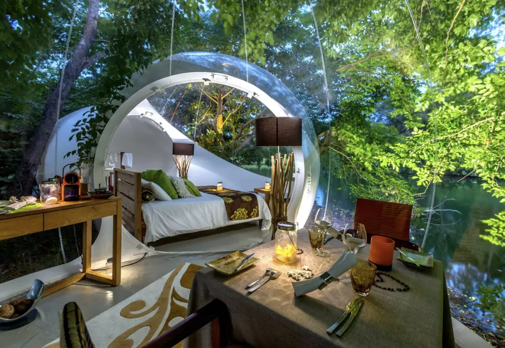 high quality inflatable bubble camping tent