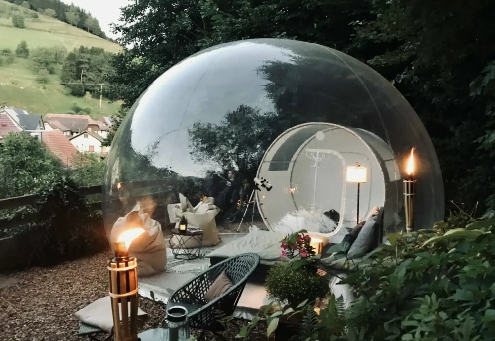 bubble tent glamping hotel