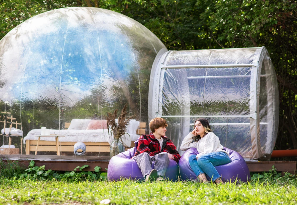 bubble tent glamping