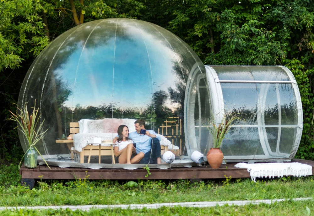 bubble tent ideas