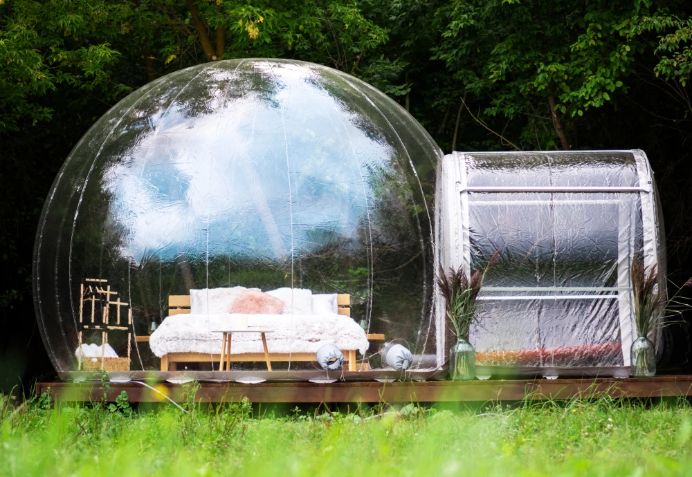 outdoor bubble tents