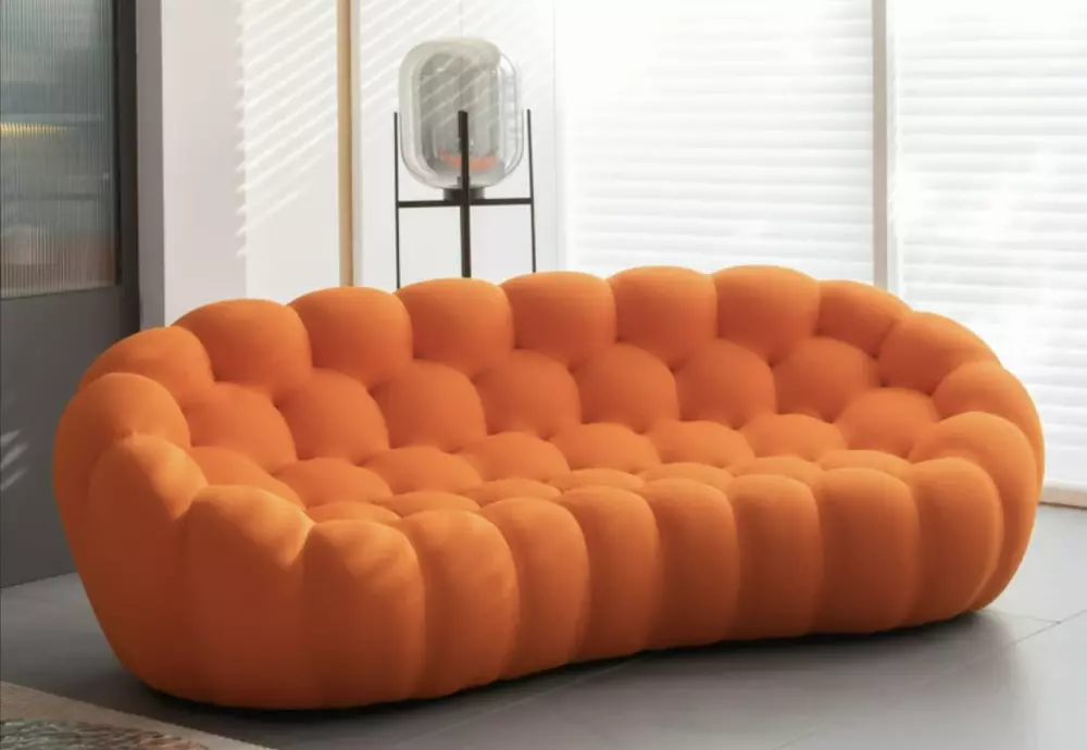 bubble looking couch